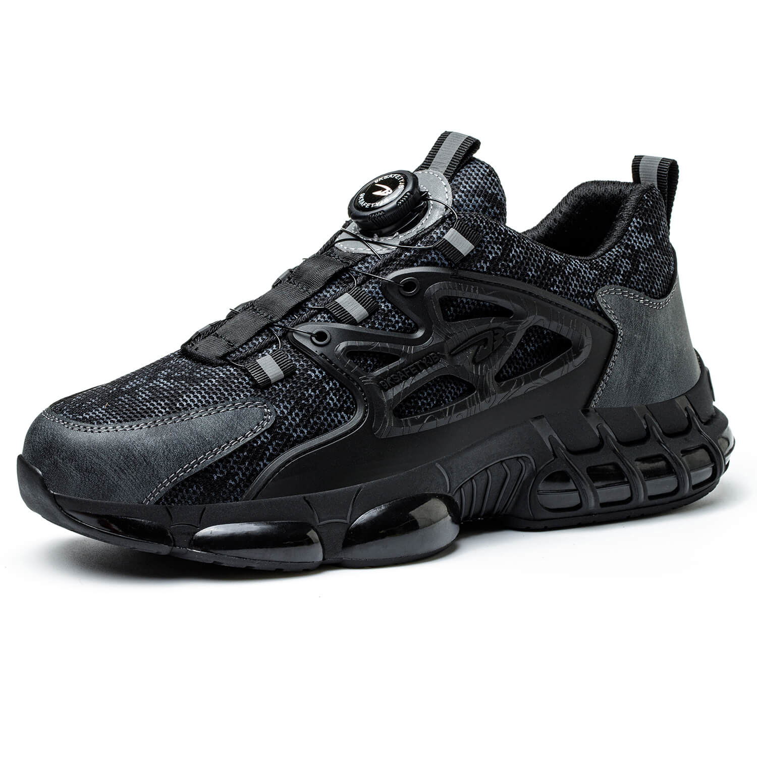 QD Steel Toe Knob Lacing Safety Shoes