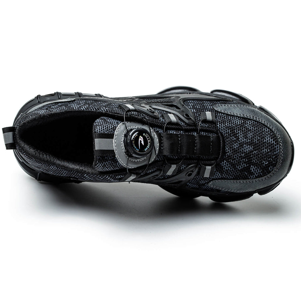 QD Steel Toe Knob Lacing Safety Shoes