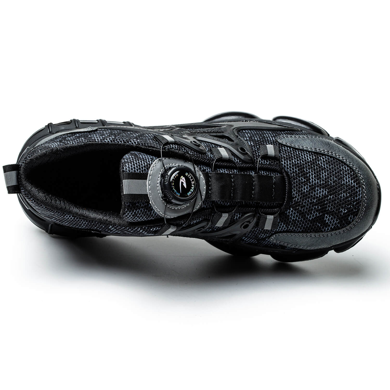 QD Steel Toe Knob Lacing Safety Shoes