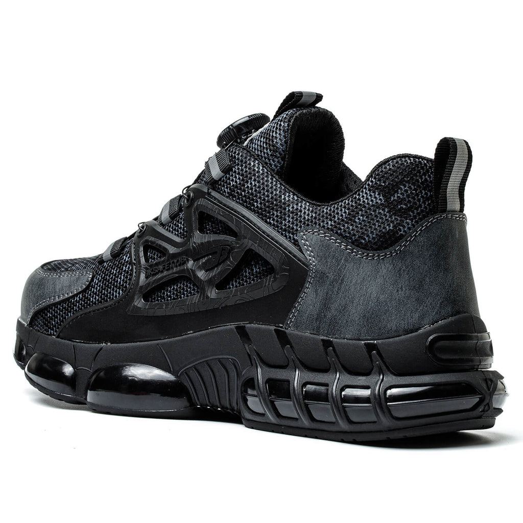 QD Steel Toe Knob Lacing Safety Shoes