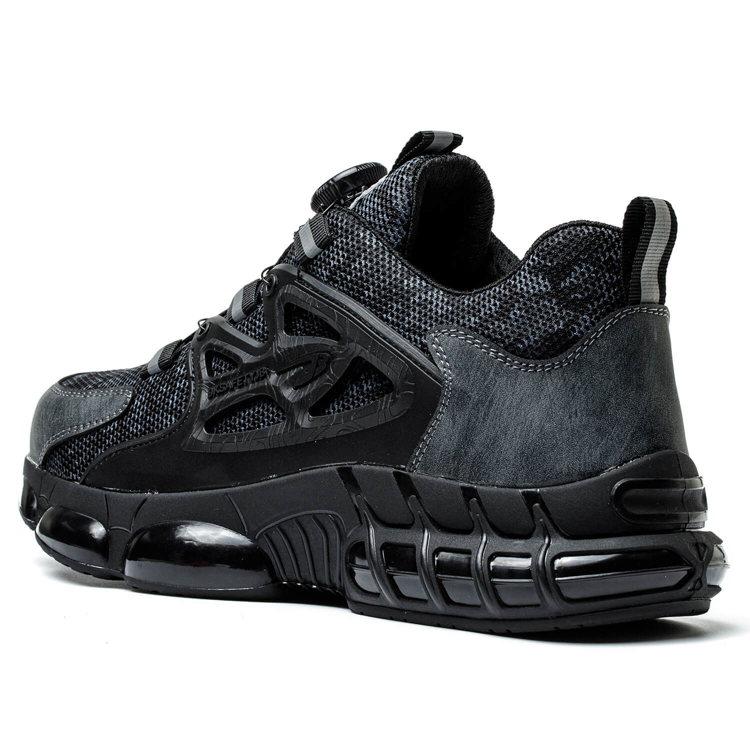 QD Steel Toe Knob Lacing Safety Shoes