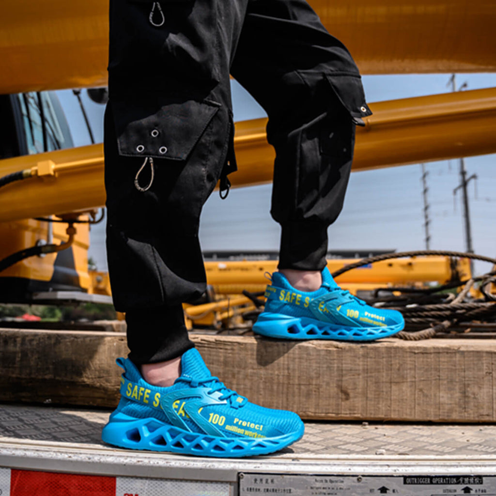 QD Steel Toe Stylish Work Sneakers