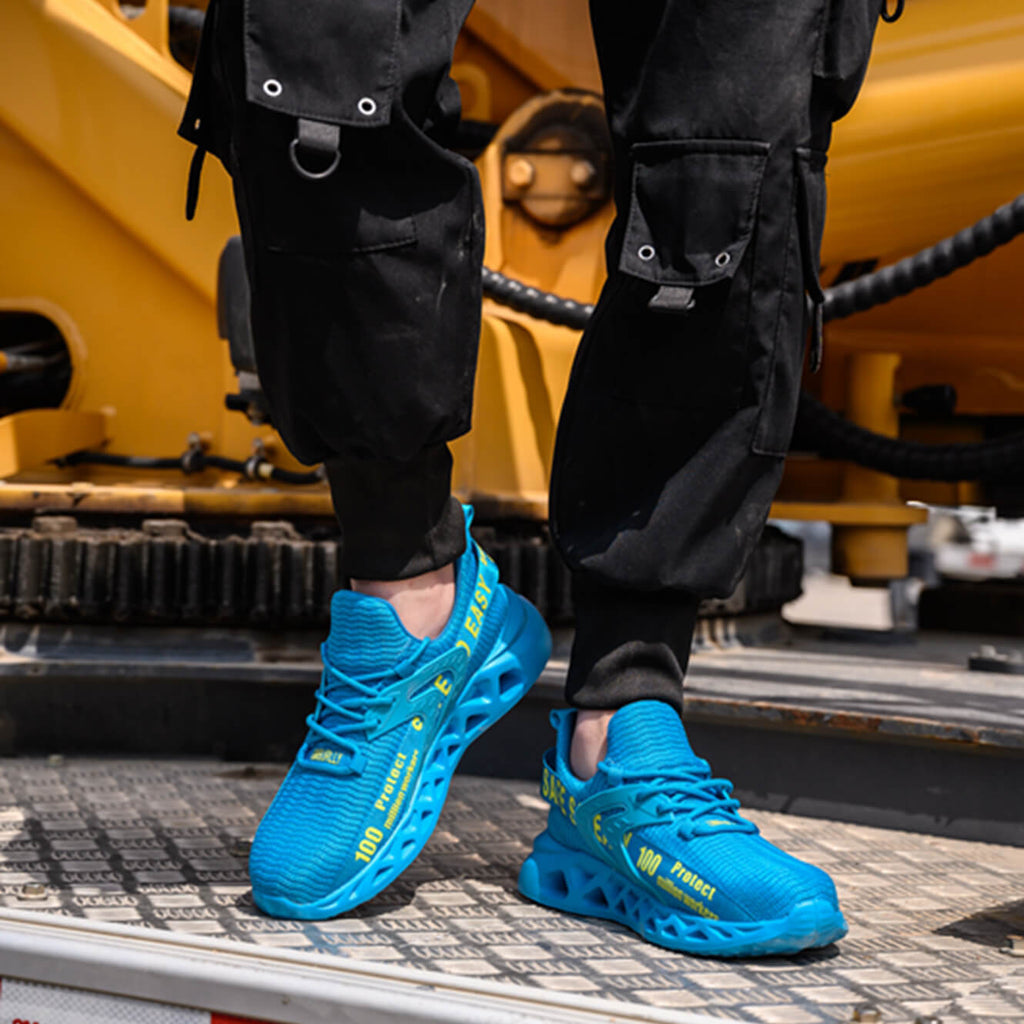 QD Steel Toe Stylish Work Sneakers