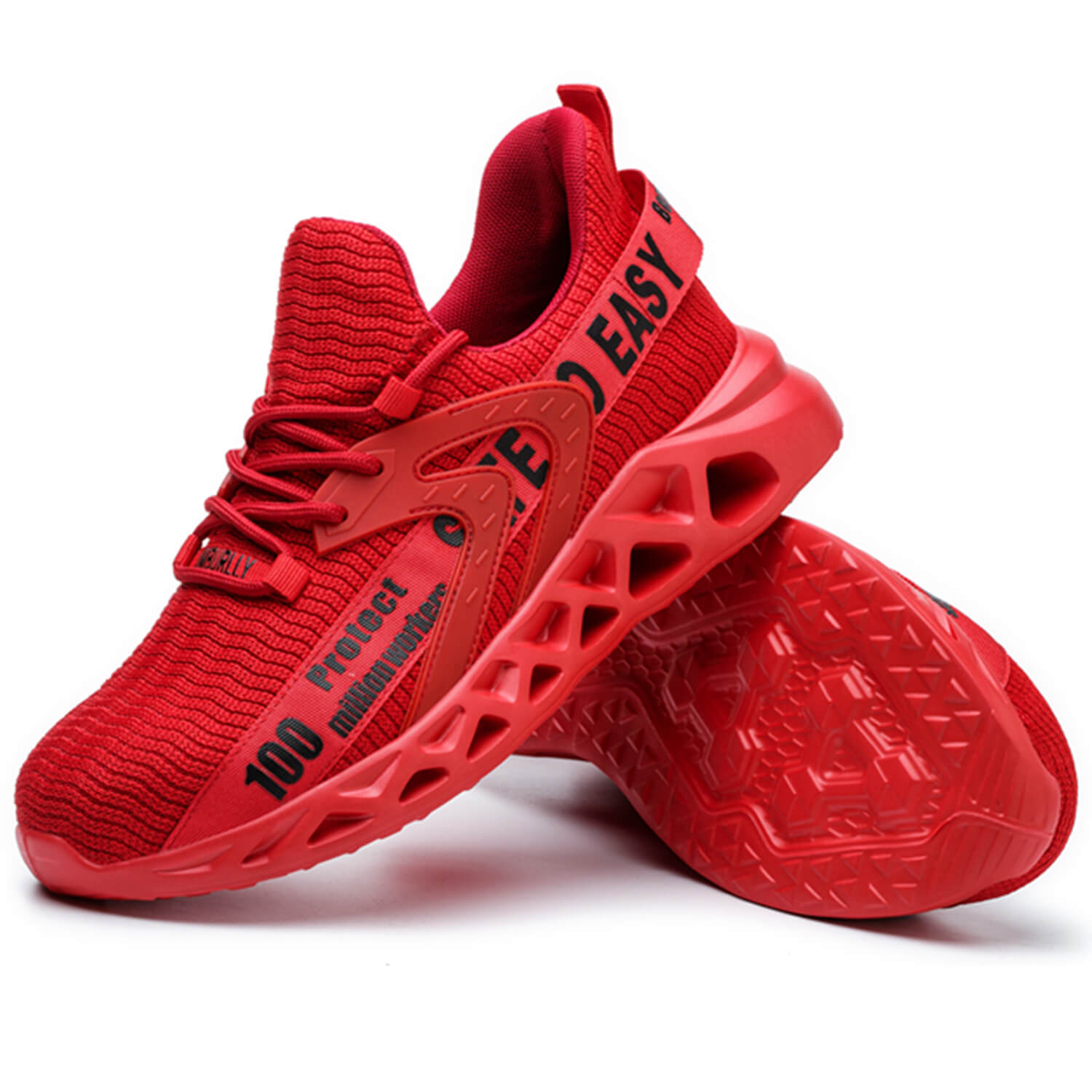 QD Steel Toe Stylish Work Sneakers