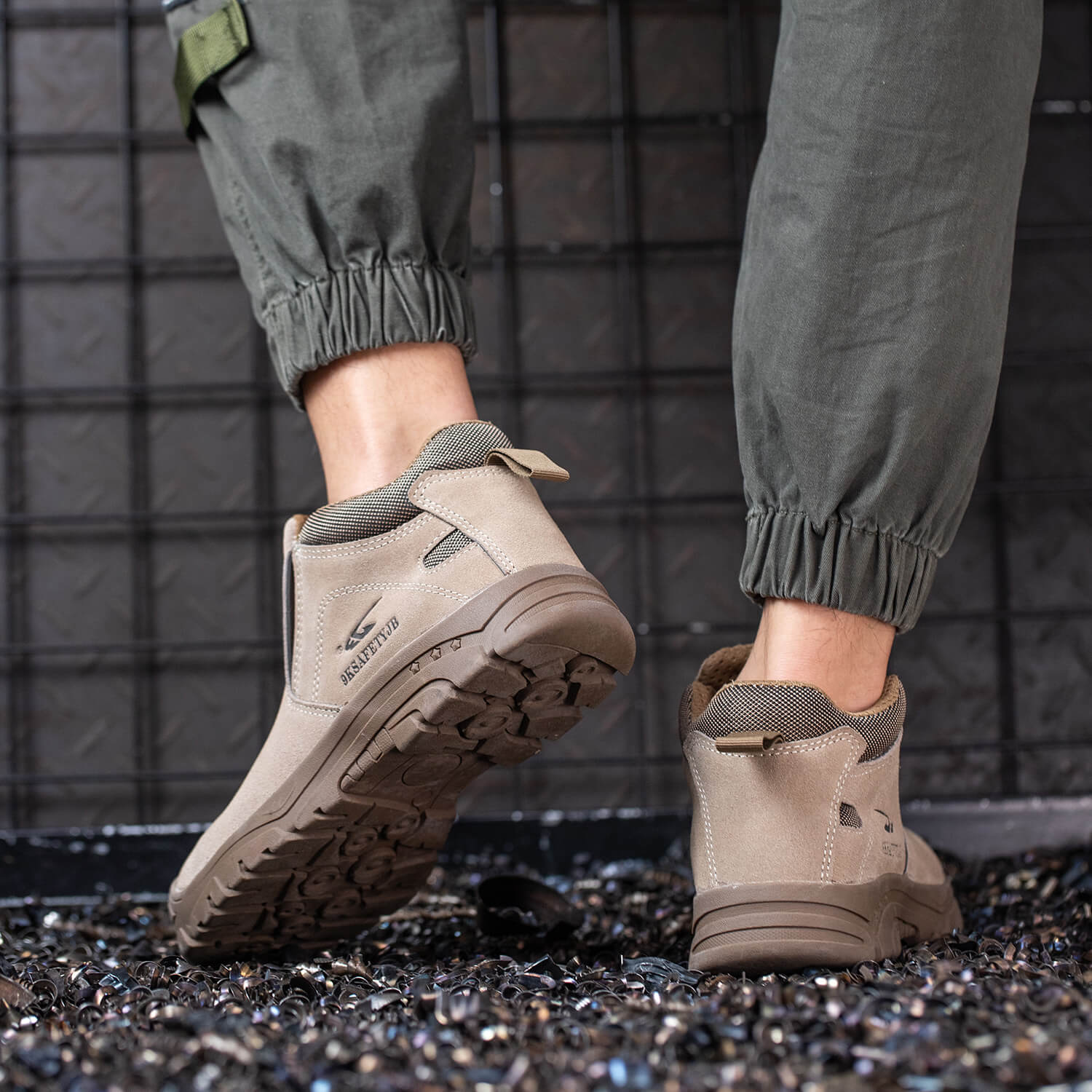 QD Composite Toe Slip-On Work Shoes