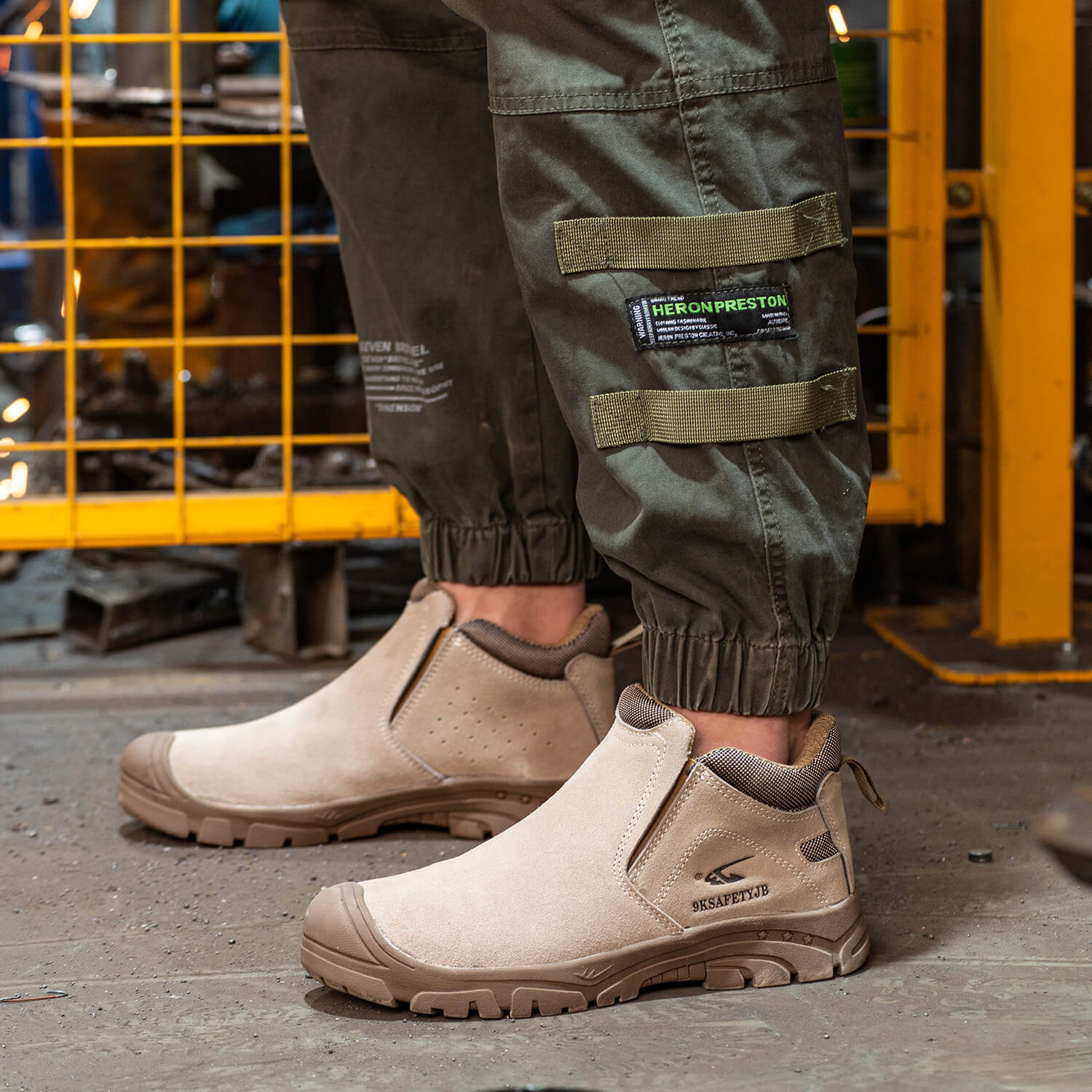 QD Composite Toe Slip-On Work Shoes