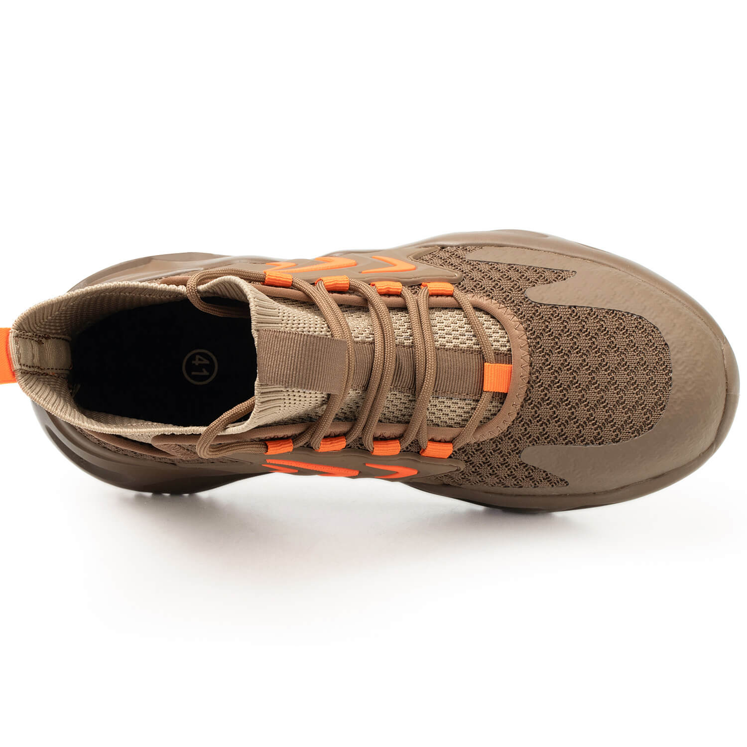 QD Men's Steel Toe High Top Work Shoes